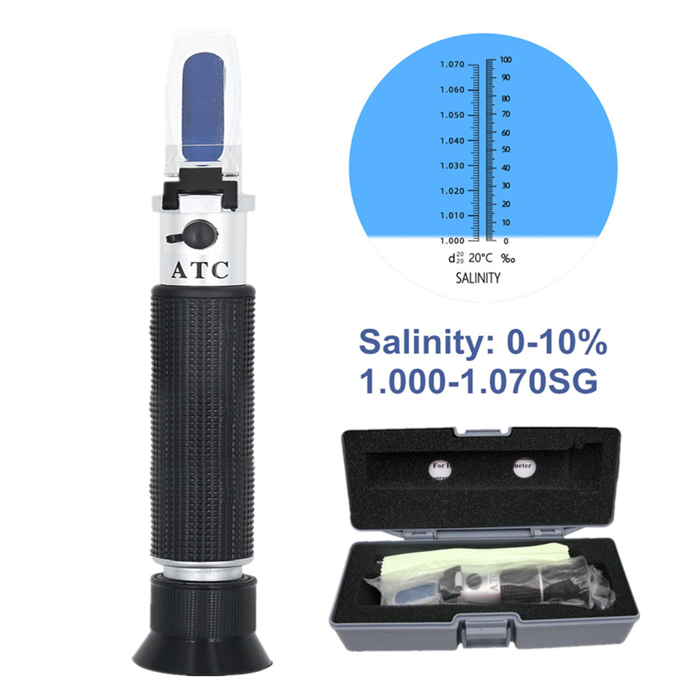 Marine Aquarium Refractometer - 휴대용 염분 굴절계 바다 소금 물
