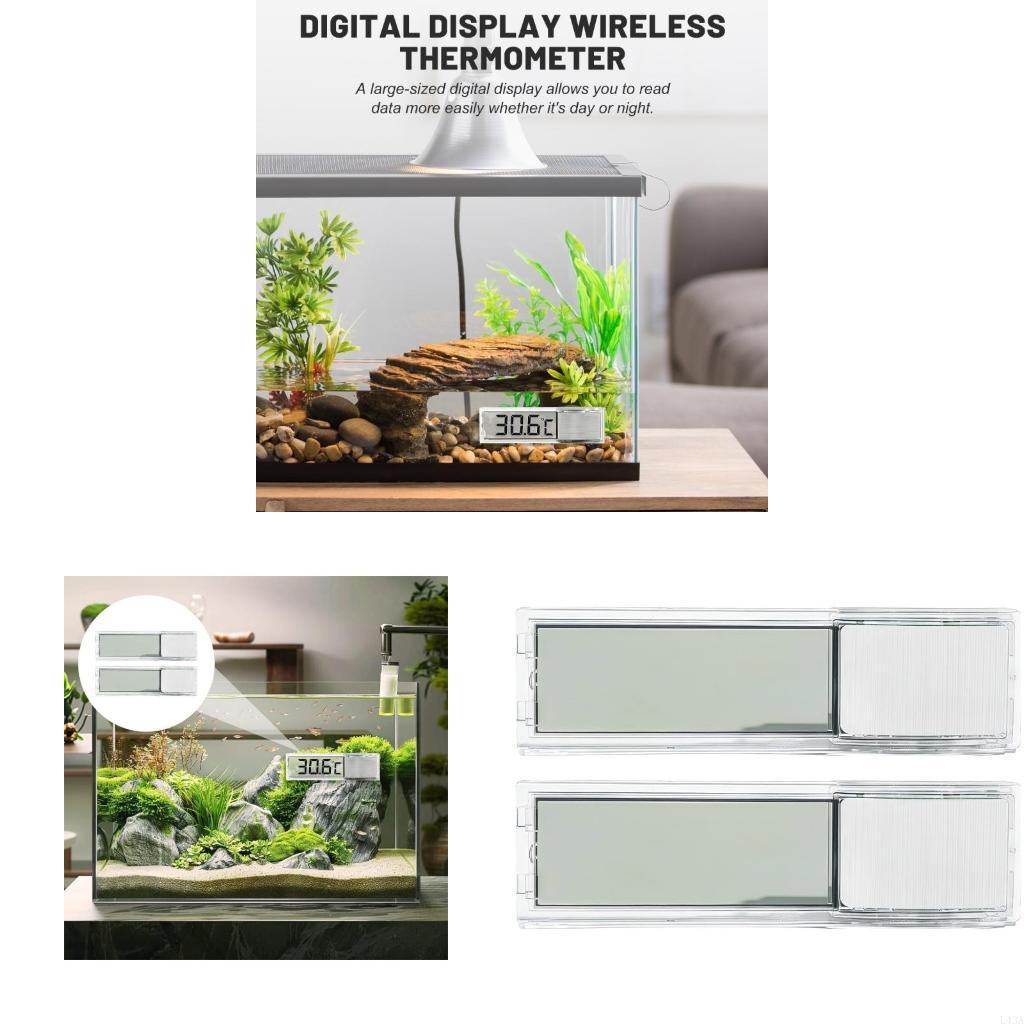 Marine Aquarium Temperature - L43A 2pcs Fishtanks 온도계 LCD 디스플레이