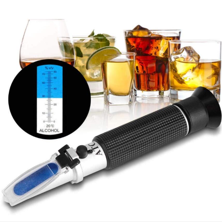 Marine Aquarium Refractometer - 정신을위한 휴대용 0-80% 알코올 굴절계 가정용