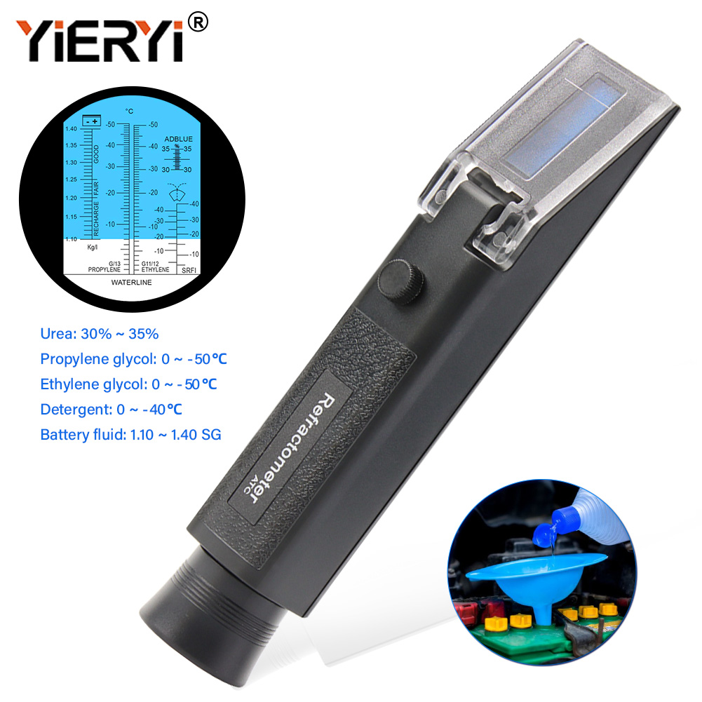 Marine Aquarium Refractometer - 이에이리 4-in-1 부동액 굴절계 (ATC 엔진
