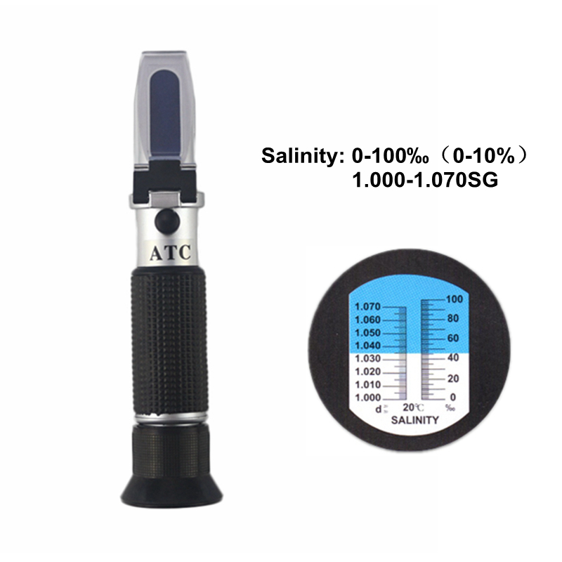 Marine Aquarium Refractometer - 염분 굴절계 0-10% 1.000-1.070SG 바닷물 해양