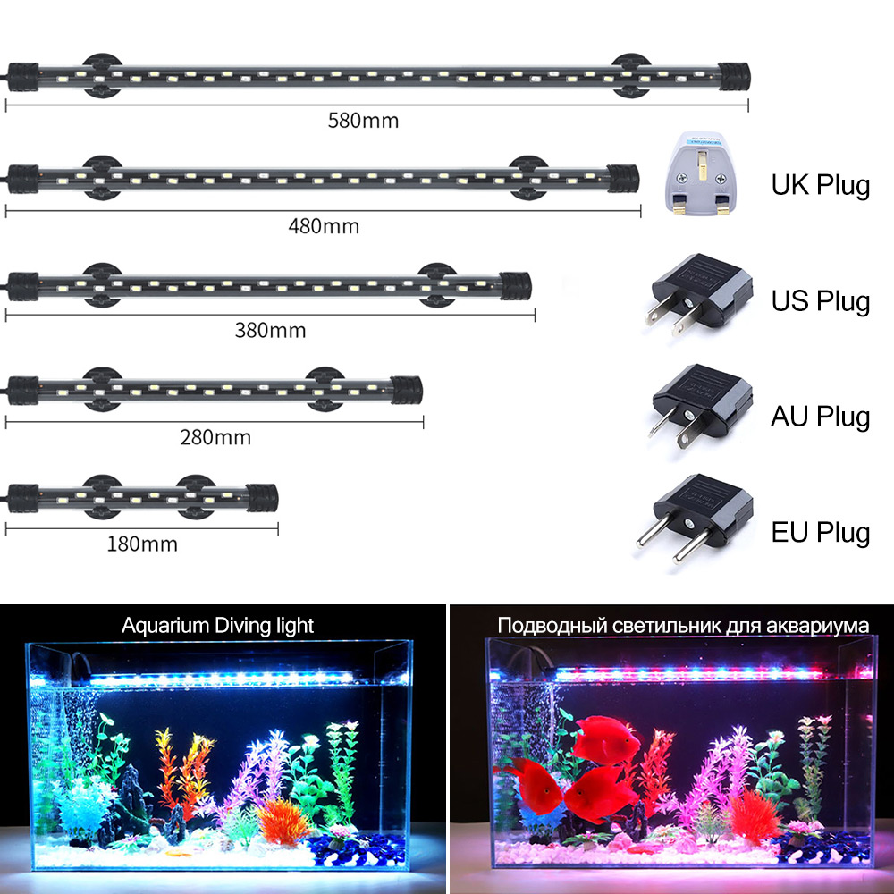 Aquarium Marine Light - 90-260V 수족관 빛 LED 방수 물고기