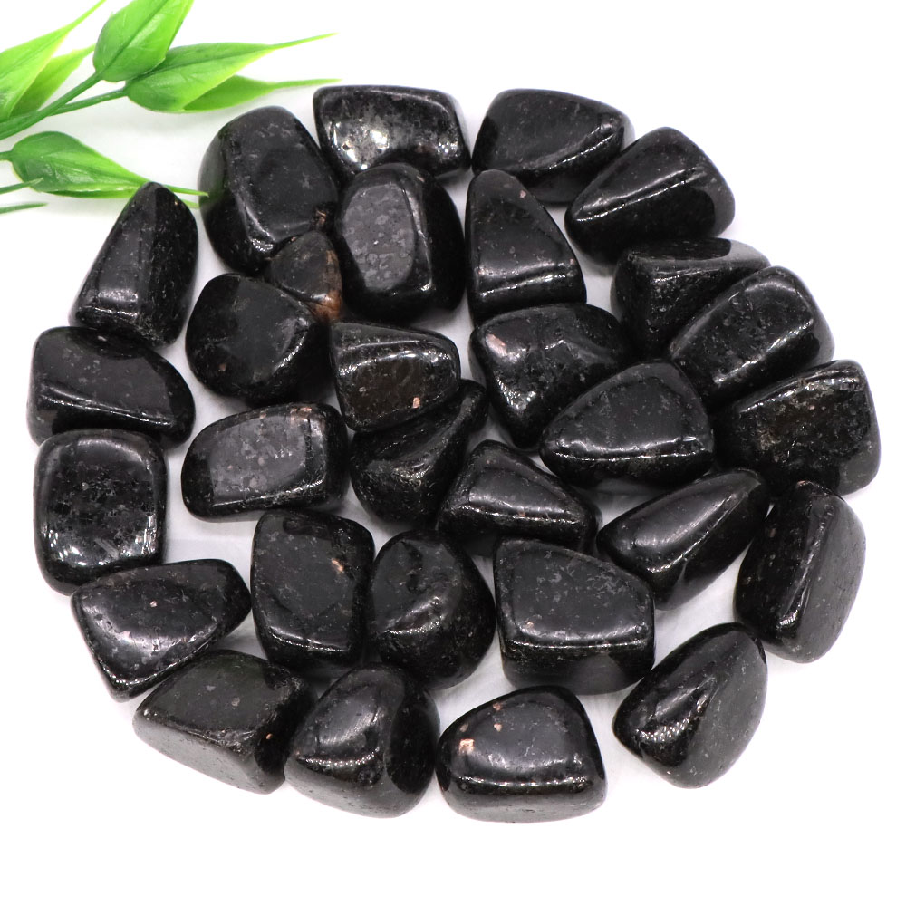 Aquarium Marine Stone - 자연 Nuumite 자갈 표본 불규칙한 떨어졌다