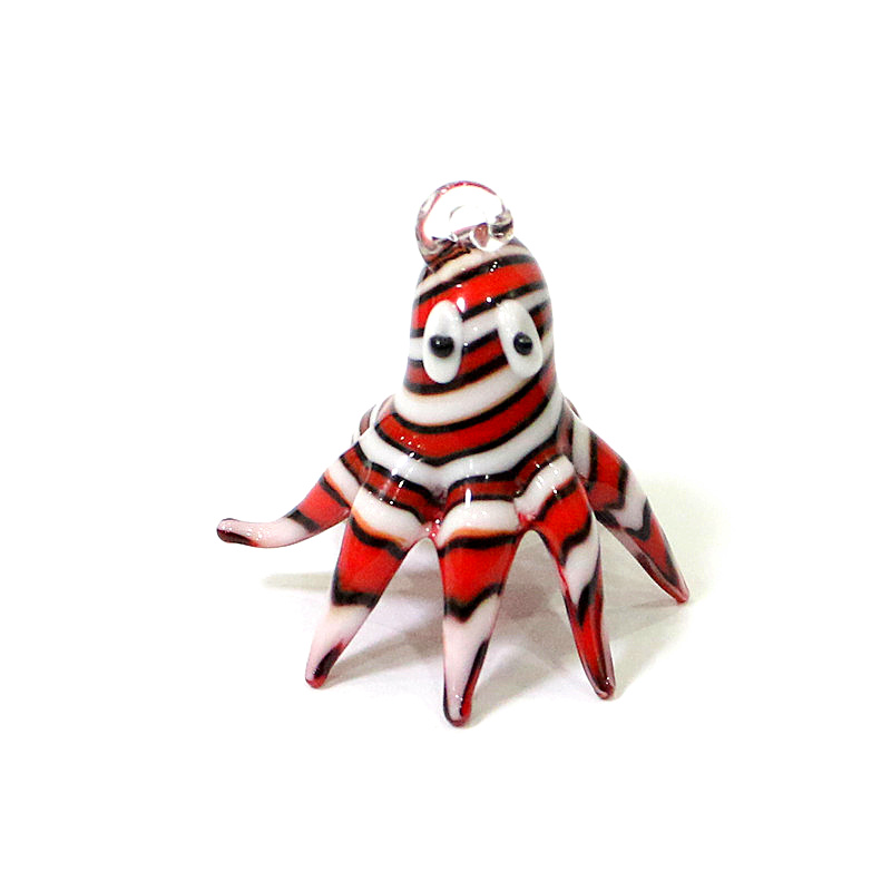 미니 유리 문어 펜던트 귀여운 해양 동물 참 DIY 공 - Aquarium Marine Fishes 리뷰 및 가격