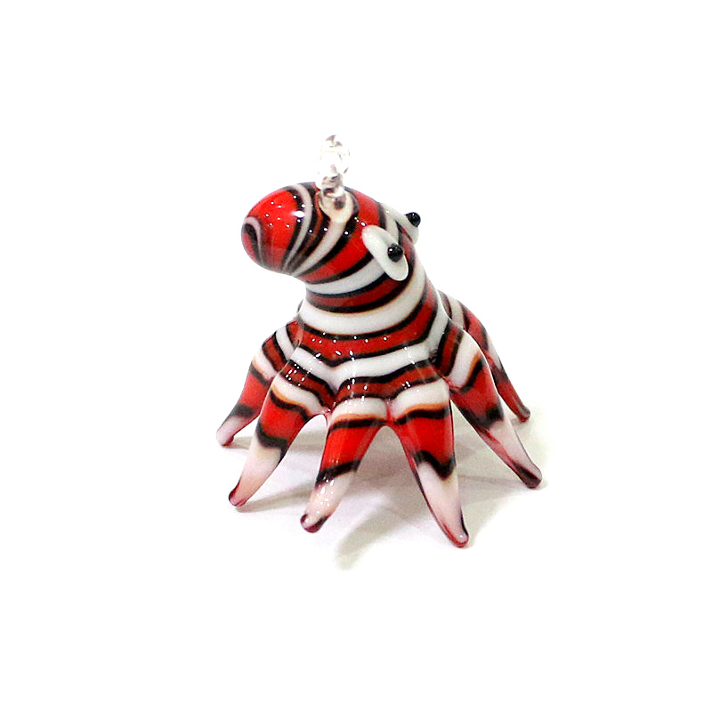 미니 유리 문어 펜던트 귀여운 해양 동물 참 DIY 공 - Aquarium Marine Fishes 리뷰 및 가격