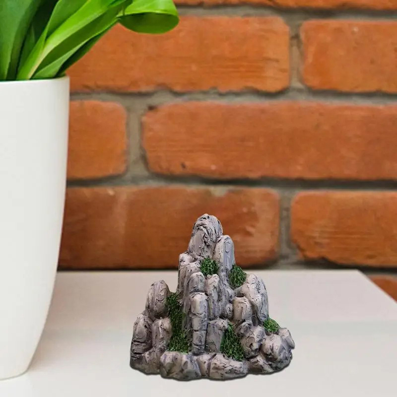 미니 산악 미니어처 인공 언덕 장난감, 분재 장식품,  - Aquarium Marine Stone 리뷰 및 가격