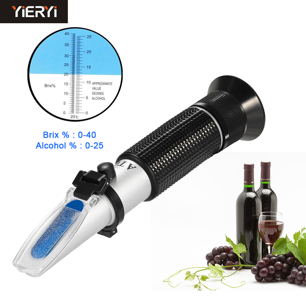 0-40% Brix 0-25% 알코올 포도 와인 굴절계 - Marine Aquarium Refractometer 리뷰 및 가격