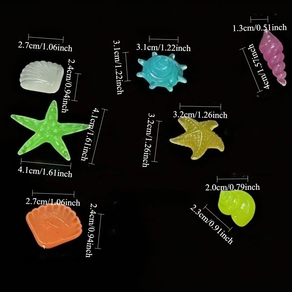 빛나는 해양석, 형광 조개껍데기, 화려한 불가사리 -  - Aquarium Marine Stone 리뷰 및 가격