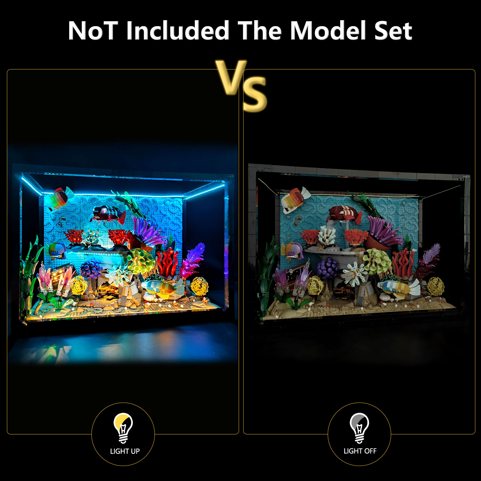레고 10366 열대 수족관과 호환되는 LYBMTWF  - Aquarium Marine Light 리뷰 및 가격