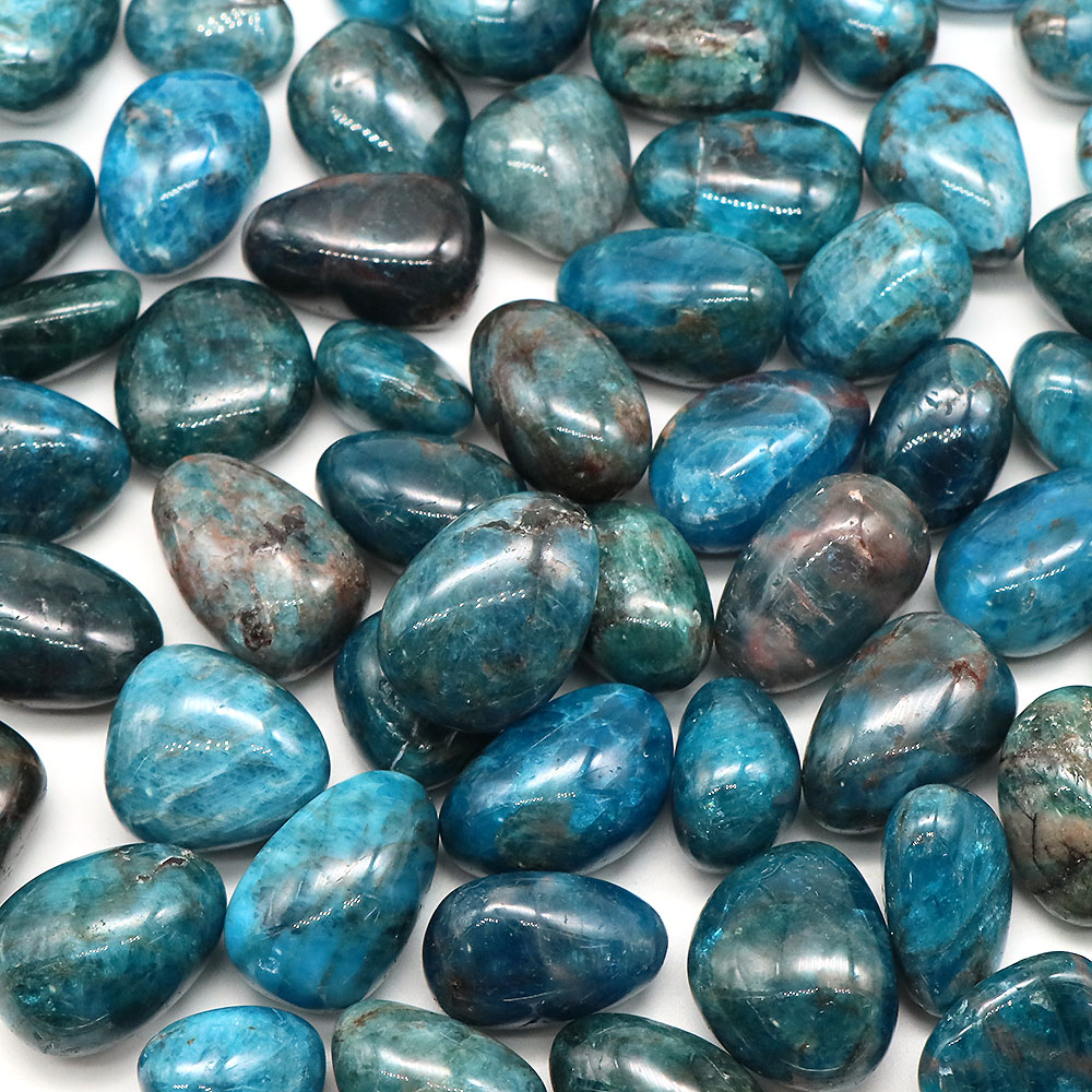 천연 블루 아파타이트 석영 크리스탈 및 치유 텀블 스톤 - Aquarium Marine Stone 리뷰 및 가격