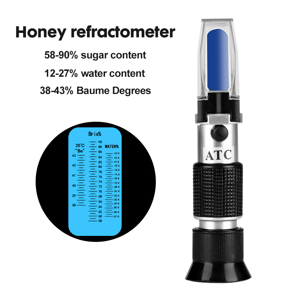 3 in 1 휴대용 꿀 굴절계 58-90% Brix 3 - Marine Aquarium Refractometer 리뷰 및 가격