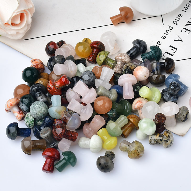 10Pcs 천연 크리스탈 미니 버섯 보석 석영 버섯 미 - Aquarium Marine Stone 리뷰 및 가격