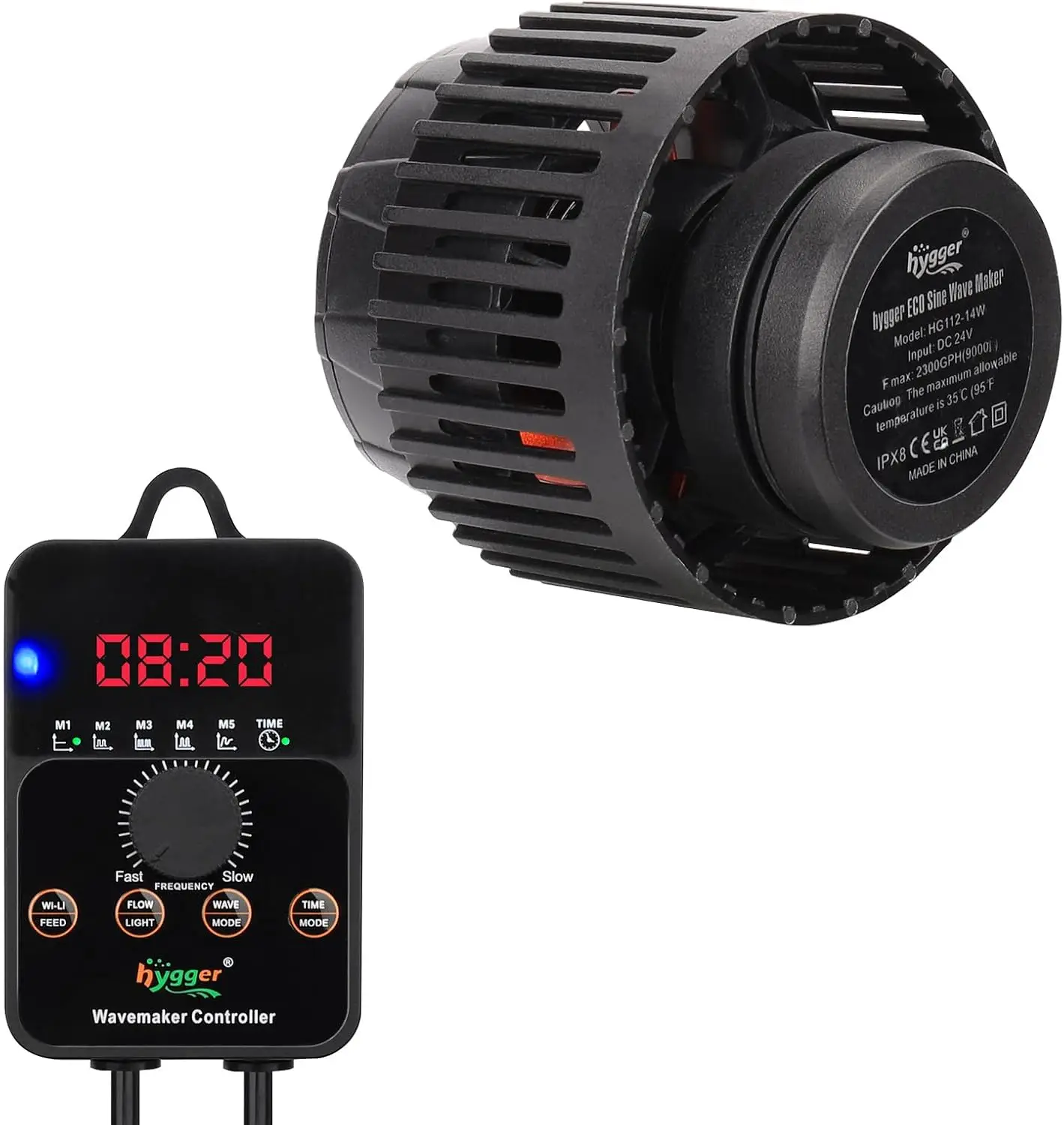 조절 가능한 유량 수족관 웨이브 메이커 24V DC 저 - Powerhead Wave Maker 리뷰 및 가격