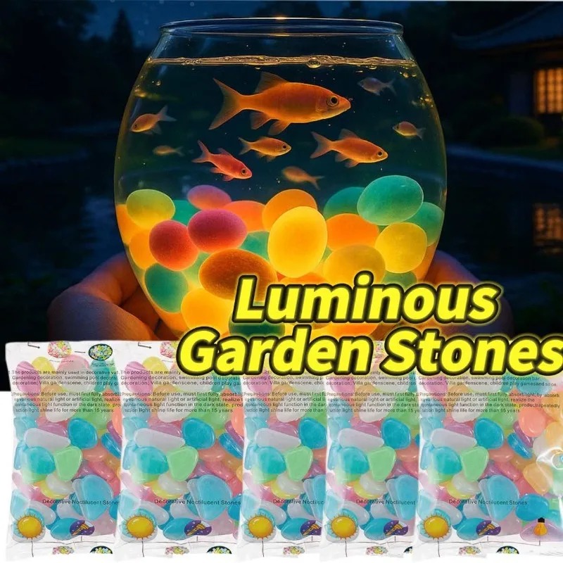 100-1000개 발광석, 야광 정원 자갈, 보도 어항 - Aquarium Marine Stone 리뷰 및 가격