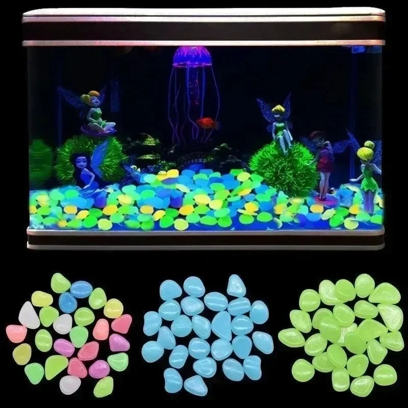 100-1000개 발광석, 야광 정원 자갈, 보도 어항 - Aquarium Marine Stone 리뷰 및 가격
