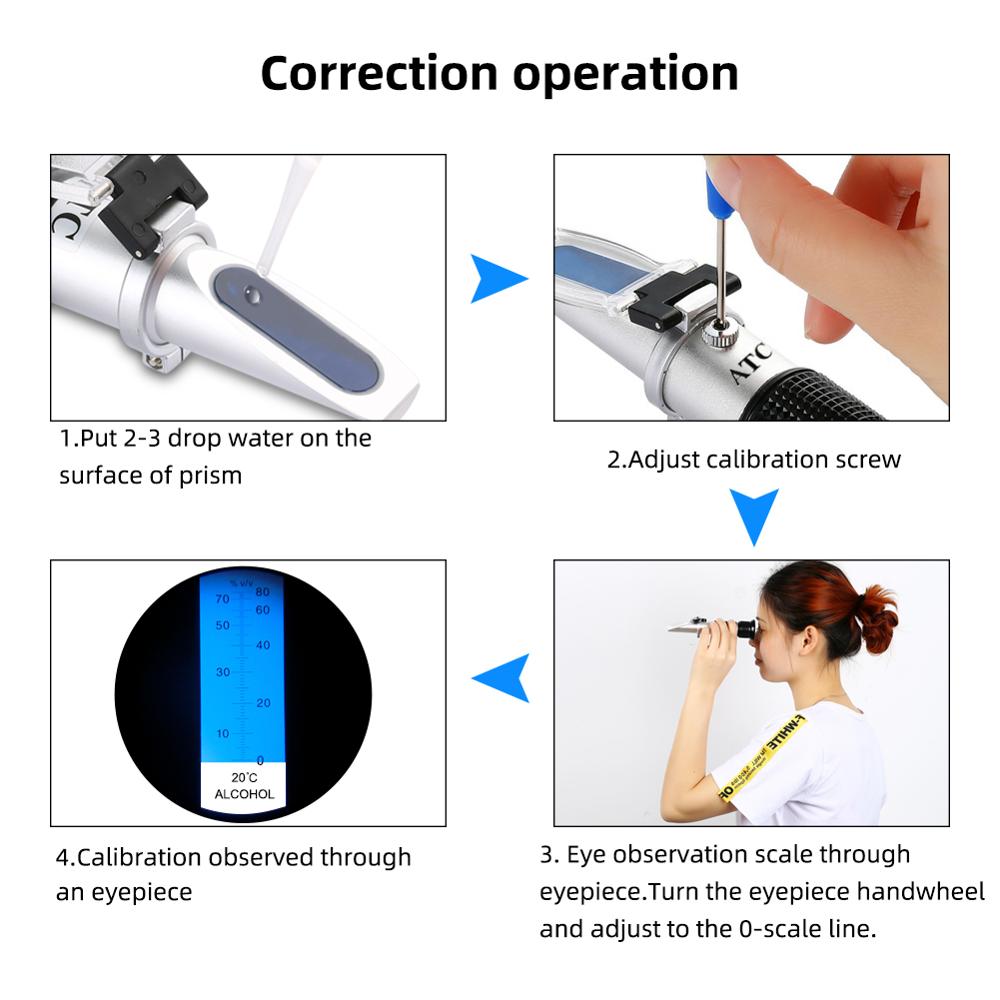 휴대용 0-80% 알코올 굴절계, 신제품 충격 방지 포 - Marine Aquarium Refractometer 리뷰 및 가격