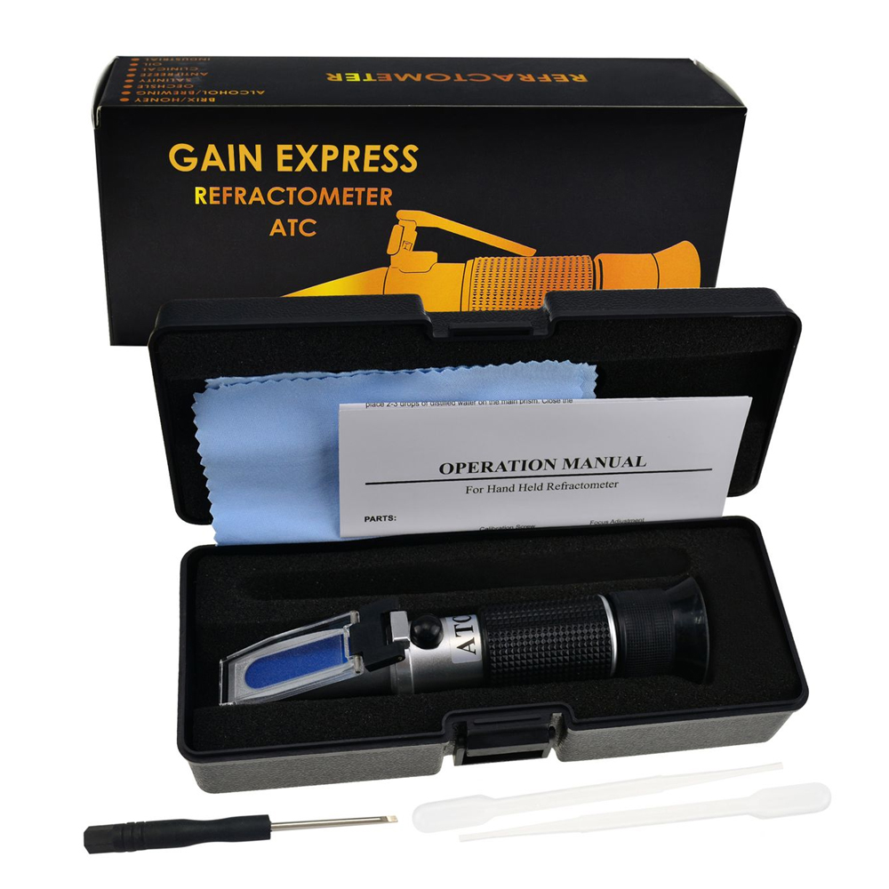 ATC 이중 스케일 0-25% VOL 0-40% 브릭스 - Marine Aquarium Refractometer 리뷰 및 가격