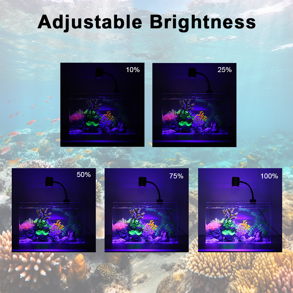 LED 수족관 조명 풀 스펙트럼 리프 코랄 램프 UV  - Aquarium Marine Light 리뷰 및 가격