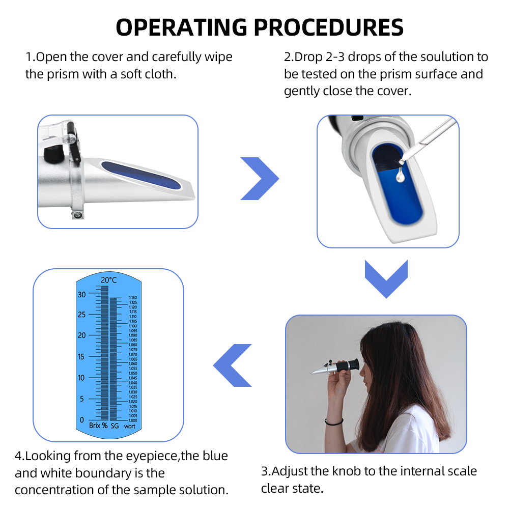 소매 상자 굴절계 맥주 맥아 즙 와인 ATC SG 1. - Marine Aquarium Refractometer 리뷰 및 가격