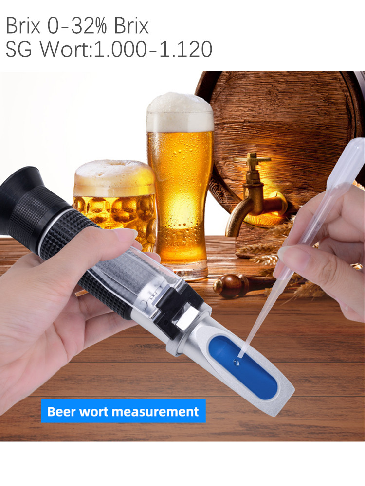 휴대용 맥주 Brix 굴절계 설탕 농도 측정기 0-32 - Marine Aquarium Refractometer 리뷰 및 가격