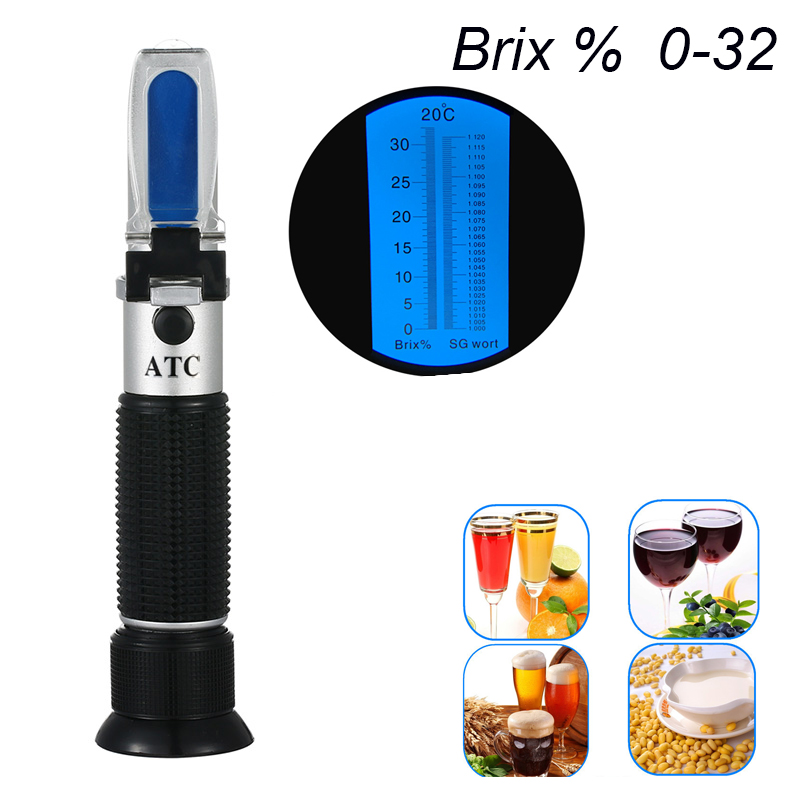 휴대용 맥주 Brix 굴절계 설탕 농도 측정기 0-32 - Marine Aquarium Refractometer 리뷰 및 가격